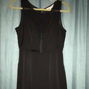 BCBG BLACK COCKTAIL DRESS- Size 6- sheer back